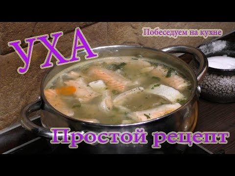 Уха из семги. Простой рецепт.