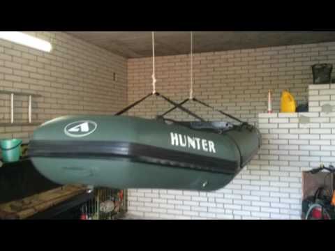 Хранение лодки ПВХ в гараже