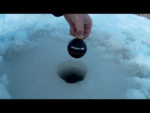 Беспроводной Эхолот Для Рыбалки &quot;Deeper Sonar Pro Plus&quot; - Зимний Обзор Видео