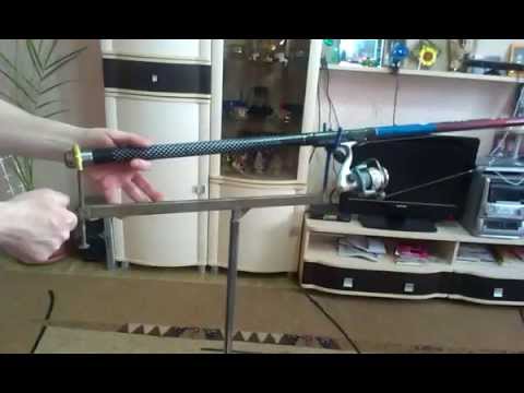 Как сделать подставку для удочки(Fishing rod holder)