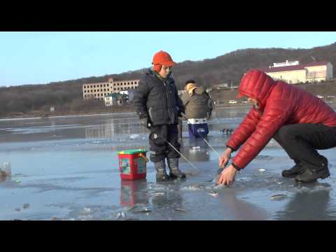 Зимняя рыбалка. Владивосток, 08.12.2013, ДР,корюшка, махалки.