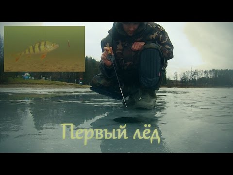 Первый лёд. Подводная камера на зимней рыбалке. Ловля на мормышку