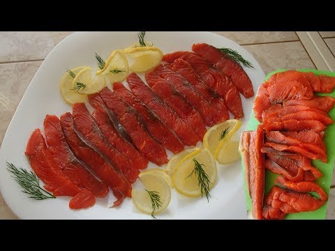 Малосольная нерка. Как вкусно засолить красную рыбу.