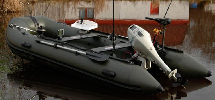 Лодка РИБ ПВХ для рыбалки с алюминиевым и пластиковым дном