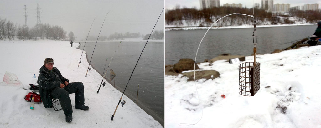 рыбалка зимняя на фидер