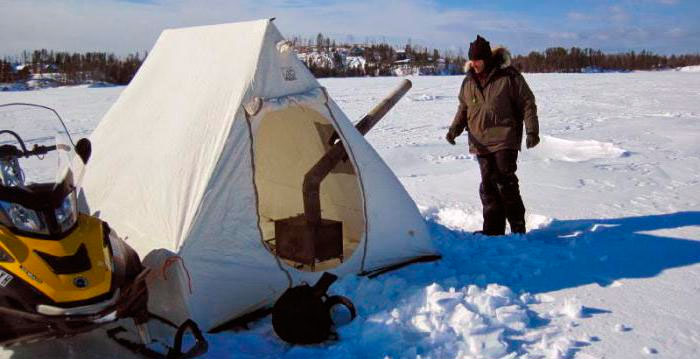 как сделать зимнюю палатку для рыбалки своими руками видео