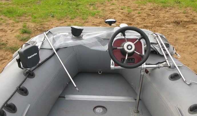 Съемная рулевая консоль для лодки ПВХ