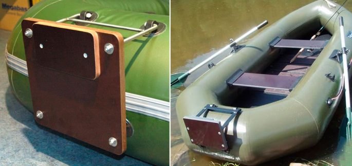 Самодельный транец для резиновой лодки — viberilodku